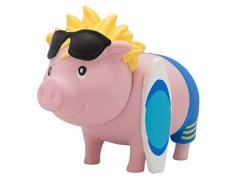 LILALU Spardose BIGGYS Surfer Sparschwein Kopf drehbar Sparbox Sparbüchse Münzeinwurf Piggy Bank Tresor Kinder