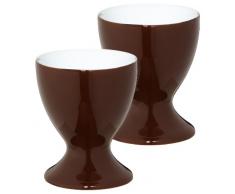 KAHLA 20C137A72605X Eierbecher Set 2-teilig Pronto, Schokobraun