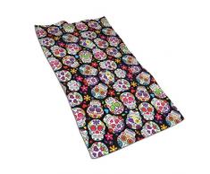 A Day s Worth of Dead Sugar Skull Küchenhandtücher ̈C 44,5 x 70 cm Microfaser Frottee Geschirrtücher zum Trocknen von Geschirr und Flecken von Flüssigkeiten ̈CGeschirrtücher für Ihre Küche Dekor