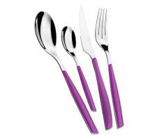 Bugatti Glamour iris Besteckgarnitur edelstahl 24 teilig