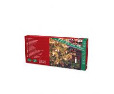 Konstsmide 1144-000 Baumkette, Topbirnen mit teilbarem Stecker / für Innen (IP20) / 35 klare Birnen / 230V Innen, grünes Kabel