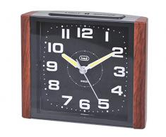 Trevi Elektronischer Wecker, Kunststoff, Holz
