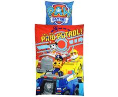 Paw Patrol 0121990 Microfaser-Bettwäsche, Polyester, blau, 135/200, 37,5 x 27 x 4 cm