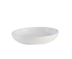 Axentia 282411 Seifenschale Leander, dekorative Badausstattung, runde Seifenablage, Seifenhalter ohne Wandmontage, Badaccessoires aus Keramik, weiß, 10.5 x 10.5 x 2 cm