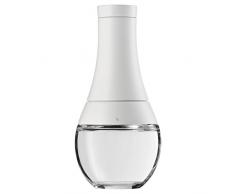 WMF Gewürzmühle Batido, unbefüllt, Kunststoff, Glas, Keramikmahlwerk, Mühle für Salz, Pfeffer, Gewürze, Chilischoten, H 17 cm, weiß