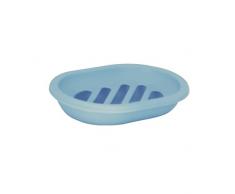 MSV 141000 Seifenschale, Polypropylen, Blau, Hell 2905C, 13 x 9,5 x 3 cm