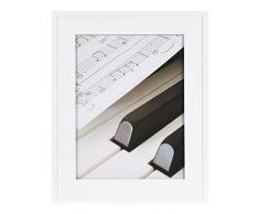 Henzo Piano 40x50 Weiss Bilderrahmen, Holz, 52 x 42 x 3 cm