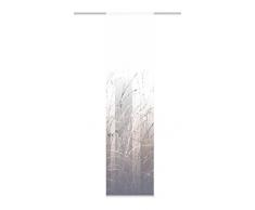 Home Fashion 87652-760 Schiebevorhang Digitaldruck Bangor, Dekostoff Seidenoptik, 245 x 60 cm, stein
