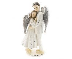 Clayre & Eef 6PR2401 Deko Engel Pärchen Ca. 13 x 9 x 24 cm