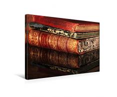 Premium Textil-Leinwand 45 x 30 cm Quer-Format Aus Liebe zu alten Büchern | Wandbild, HD-Bild auf Keilrahmen, Fertigbild auf hochwertigem Vlies, Leinwanddruck von Ola Feix