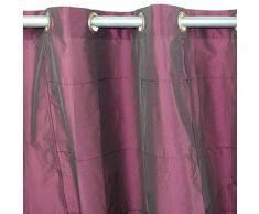 MonbeauRideau William (150 x 250 cm) Pflaume Polyester TAFT Vorhang