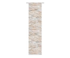 Home Fashion SCHIEBEVORHANG DEKOSTOFF Digitaldruck WALLI, Stoff, Natur, 245 x 60 cm