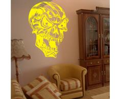 INDIGOS 4052166167604 Wandtattoo w918 Teufel der HÃ¶lle Wandaufkleber, 96 x 65 cm, gelb