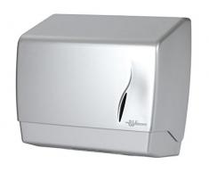 Bisk 00398 Z-Einzelblatt Toilettenpapierspender, ABS Silber matt