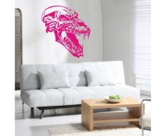 INDIGOS 4052166172882 Wandtattoo W929 Drachenkönig Wandaufkleber 80 x 62 cm, pink