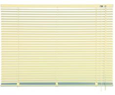 mydeco® 90 x 175 cm Aluminium Jalousie Beige; inkl. Bedienstab, Deckenträger + Befestigungsmaterial Innenjalousie Sonnen- und Sichtschutz; fein regulierbar