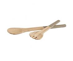 Zeller 25150 Bamboo Salatbesteck, ca. 30 cm, taupe