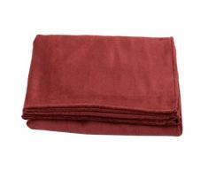 David Fussenegger Wohndecke Savona Uni Baumwoll-Mischgewebe Barolo 200 x 150 cm