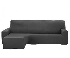 Martina Home Sofaüberwurf Chaiselongue, elastisch, Beige, Grau, Kurze Arme von 240 bis 280 cm