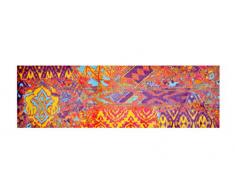 LifeStyle-Mat Designer Fussmatte Haustür – Fussmatten rutschfest und waschbar – Schmutzfangmatte/Fussabstreifer – VIOLETT50x150cm