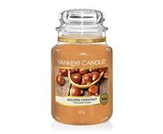 Yankee Candle, große Duftkerze im Glas, Golden Chestnut, Farmers’ Market Kollektion