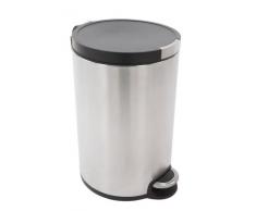 EKO VB 922530 Treteimer, 30 Liter, Edelstahl matt