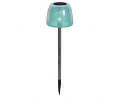 Konstsmide Assisi Qualle 7105-000 Solarleuchte LED B: 15,6cm H: 56,7cm / 1xNiMH Akku AAA / Aluminium / Kunststoff