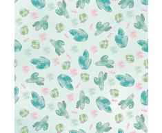 MarpaJansen 304.547-00 Motivpapier - (DIN A4, 8 Bogen, 250 g/m²) - mattes Finish - unterschiedliche Vorder- & Rückseite - Kleiner Kaktus, Mehrfarbig, One Size