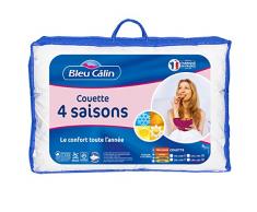 Bleu Câlin Bettdecke für 4 Jahreszeiten, Polyester, weiß, 240 x 260 cm