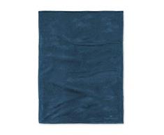 TOM TAILOR 0237798 Wohndecke Microfaser 1x 150x200 cm, blue bird