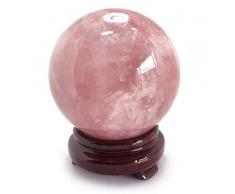 Polar Jade Rosenquarz Kristallkugeln seltene Schutzsteine Kugeln für Dekoration, Heilung, Meditation, Feng Shui, Handarbeit 115 mm