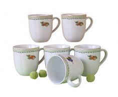 Creatable 12201 6-er Kaffeebecher Alba Obst