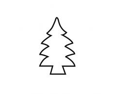 KAISER Ausstechform Tannenbaum Tanni 5 cm Weihnachten Premium Qualität leichtes präzises Ausstechen sichere angenehme Handhabung