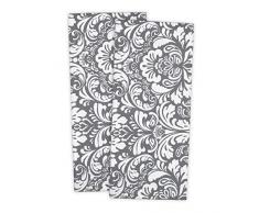 DII 100% Baumwolle Geschirrtuch Gray Damask