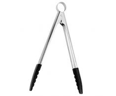 Lurch 33702 Tango Küchenzange mit Silikonkopf 24 cm, Edelstahl