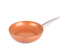 SALTER BW06535 Bratpfanne mit Antihaftbeschichtung in Kupferoptik, 28 cm, Kupfer