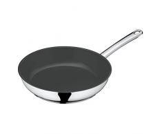 WMF Devil Bratpfanne 24 cm, Cromargan Edelstahl beschichtet, Induktion, Keramikbeschichtung, Edelstahlgriff, backofenfest