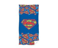 Superman Badetuch, Baumwolle, Blau, 26Â x 38Â x 4Â cm