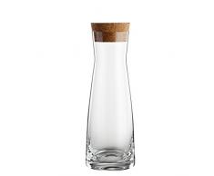 Bohemia Cristal 093 006 148 Karaffe La Bella 1000 ml aus Kristallglas mit Korkstopfen, klar