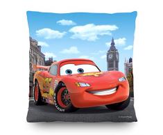AG Design Disney Cars Deko Kissen, Polyester, Mehrfarbig, 40 x 40 cm