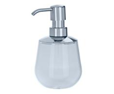 WENKO 21063100 Seifenspender Monaco, Flüssigseifen-Spender, Spülmittel-Spender Fassungsvermögen: 0,21 l, Polystyrol, 10,5 x 16 x 9 cm, weiß