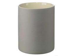 ASA Vase, Keramik, grau, 19x15.5x19 cm