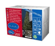 Konstsmide 3657-100 Micro LED Kompakt System Erweiterung: Lichterkette / für Außen (IP44) / 100 warm weiße Dioden / schwarzes Softkabel