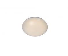 Lucide BIANCA-LED - Deckenleuchte Badezimmer - Ø 24,5 cm - LED - 1x8W 3500K - IP21 - Opal