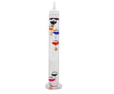 KOCH Galileo Thermometer, (L), 40 cm, 7 Kugeln, bunt