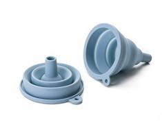 IBILI Norwegen faltbar Trichter, 9,5 cm, Silikon, Blau, 30 x 9,5 x 30 cm