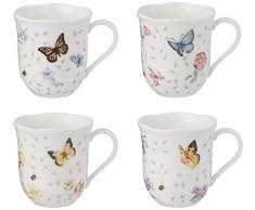 Lenox Butterfly Meadow Becher, Porzellan, weiß, 10 Ounce