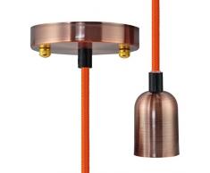 Unbekannt SEGULA Pendelleuchte MIAMI E27 2.0m Rose-Kupfer, 25 W