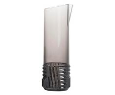 Kartell Trama Karaffe, Thermoplastisches Technopolymer, Grau, 30,5 x 10 cm