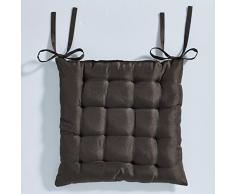 TODAY 261201 Gepolstertes Sitzkissen, Polyester, 40 x 40 cm, Polyester, Bronze, 40x40x2 cm